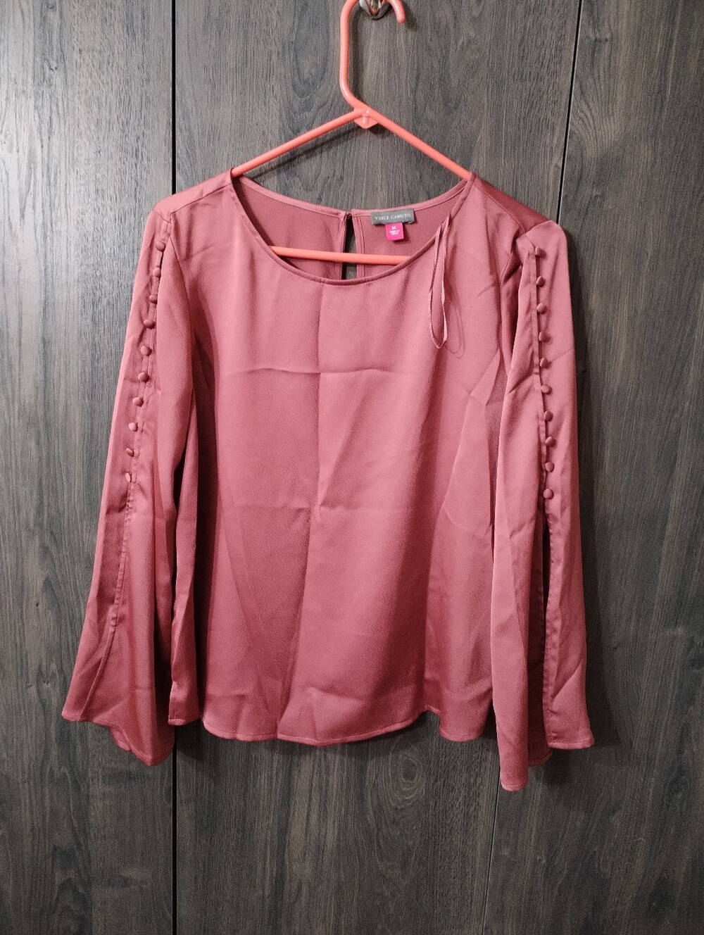 Vince Camuto  berry creme Blouse Size M